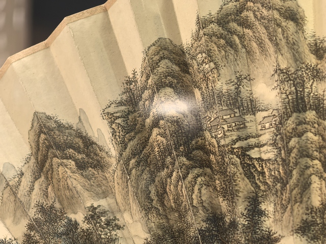 古玩字畫王二水?dāng)M王耕煙山水成扇真品鑒賞圖