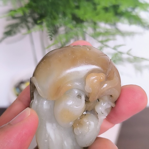 古玩玉器三多把件拍賣，當前價格6800元