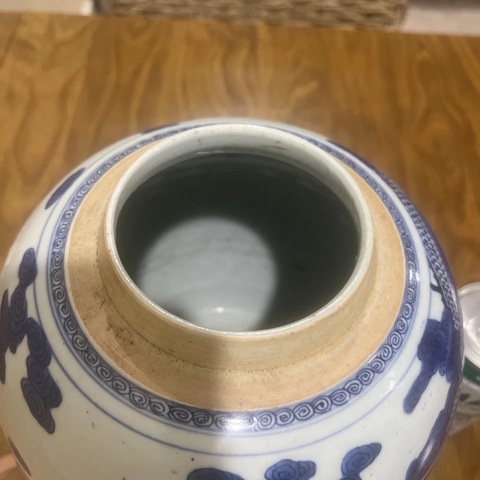 古玩陶瓷青花龍紋罐真品鑒賞圖