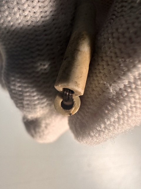 古玩玉器文化期地方玉珠管拍賣,當前價格350元