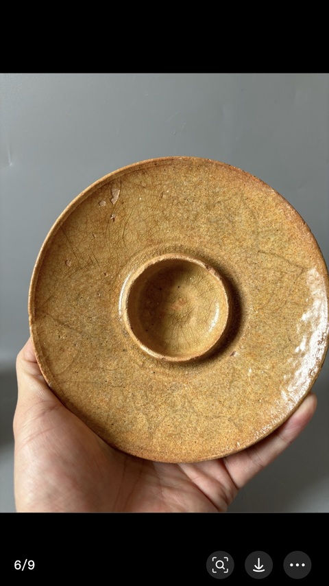 古玩陶瓷南朝洪州窯蓮瓣紋茶盞（套）拍賣，當前價格9888元