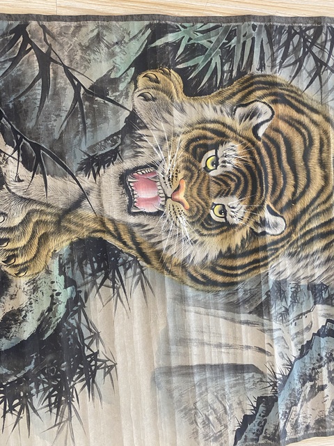 古玩字畫威震山河真品鑒賞圖