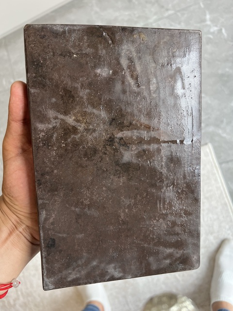 古玩雜項明代日月同輝硯臺拍賣,當前價格1688元