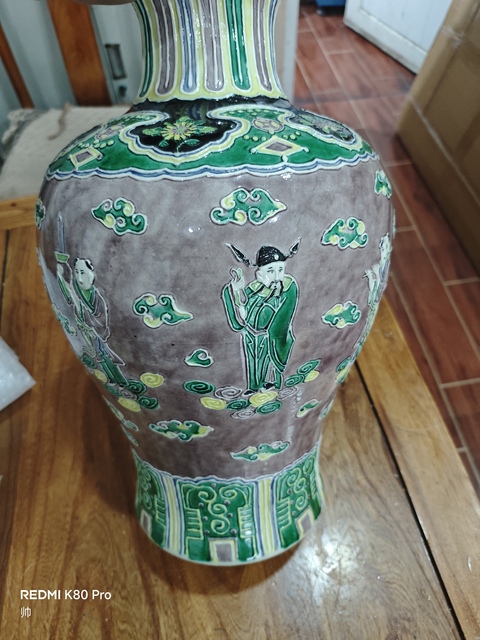古玩陶瓷素三彩(仿法華彩)真品鑒賞圖