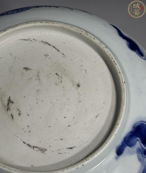 古玩陶瓷雍正過墻龍紋盤拍賣，當前價格5000元