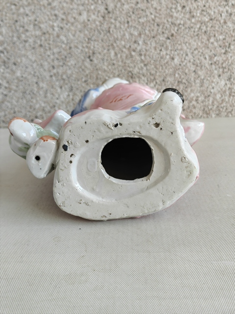 古玩陶瓷粉彩財神造像拍賣,當前價格298元