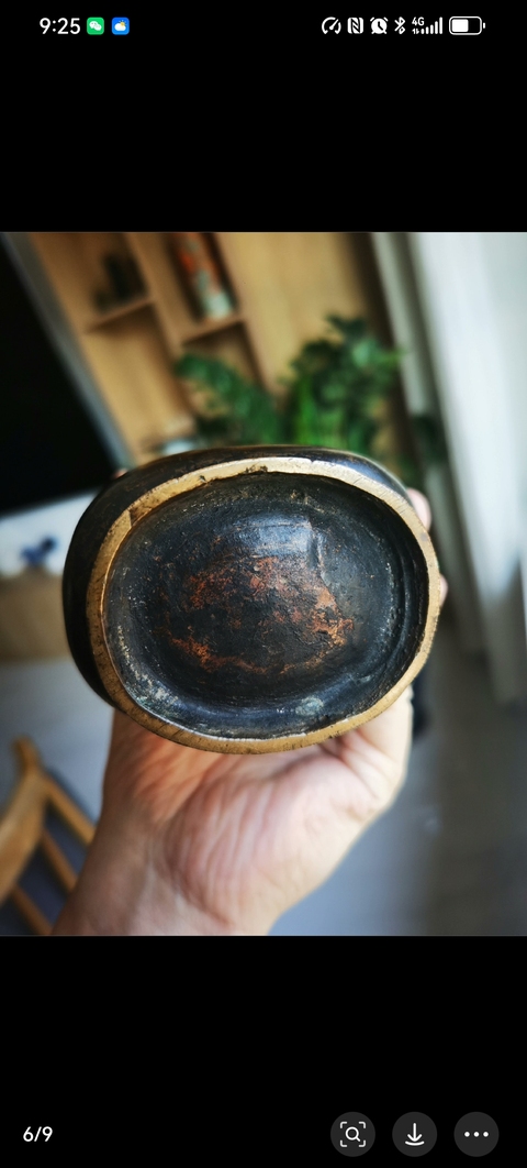 古玩銅器銅瓶真品鑒賞圖
