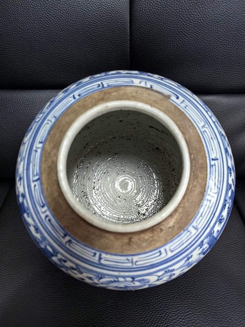 古玩陶瓷清中期-纏枝花囍字紋罐拍賣，當前價格1188元