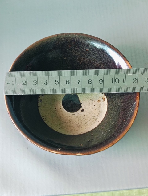 古玩陶瓷明末清初.黑釉茶碗拍賣,當(dāng)前價格168元