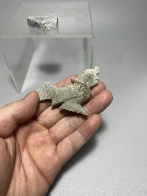 古玩玉器宋代壽山石大雕拍賣，當前價格0元