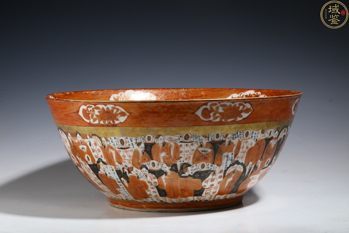 古玩陶瓷40厘米諸子百家詩文礬紅描金二十八星宿圖潘趣碗拍賣，當(dāng)前價(jià)格6500元