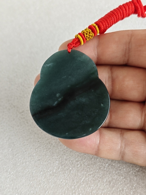 古玩玉器天然翡翠“財神”掛件拍賣,當前價格350元