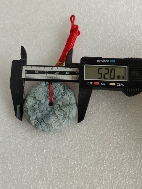 古玩玉器天然翡翠雕“龍紋牌”真品鑒賞圖
