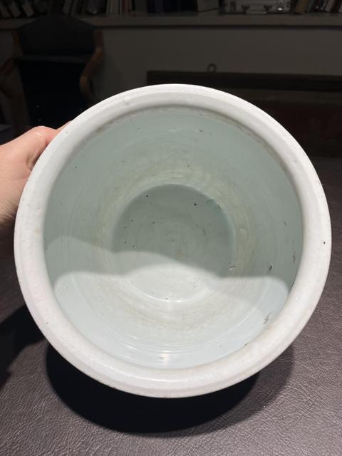 古玩陶瓷青花五彩人物缸真品鑒賞圖