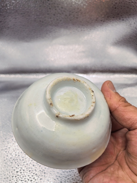 古玩陶瓷青花花卉紋盤真品鑒賞圖
