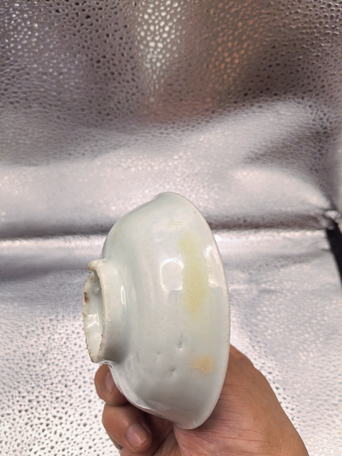 古玩陶瓷青花花卉紋盤真品鑒賞圖