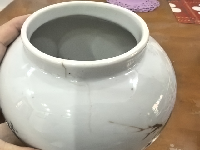 古玩陶瓷花鳥紋罐拍賣，當前價格1000元