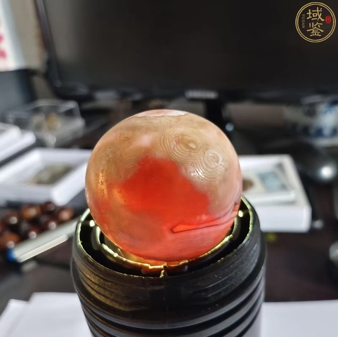 古玩玉器千年糖球瑪瑙拍賣,當前價格368000元