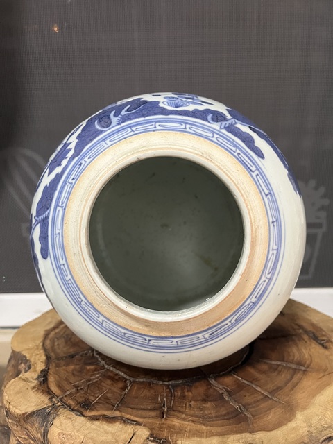 古玩陶瓷青花三星人物故事罐拍賣，當前價格1688元