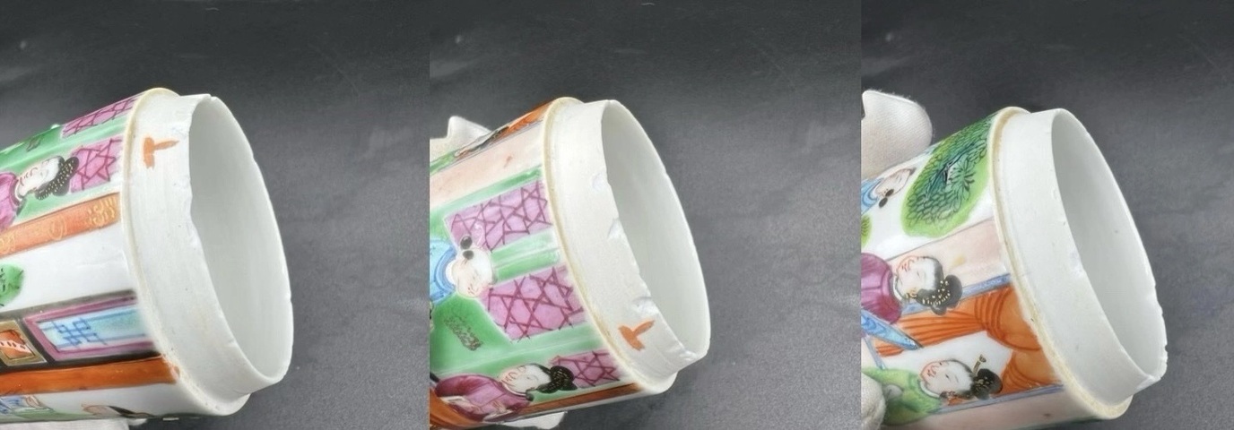 古玩陶瓷廣彩人物故事紋蓋缸拍賣,當前價格2500元