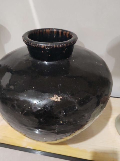 古玩陶瓷黑釉罐拍賣,當前價格600元