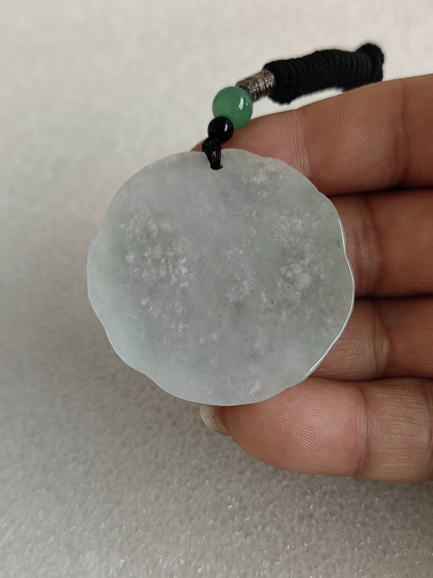 古玩玉器天然翡翠雕“龍紋牌”拍賣,當前價格249元