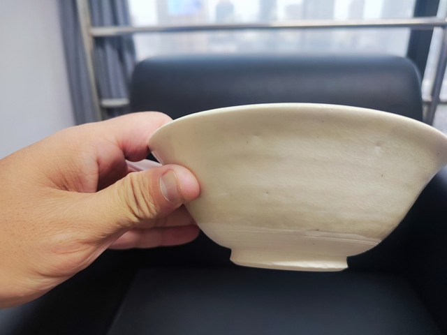 古玩陶瓷宋元 磁州窯白釉碗拍賣,當前價格2680元