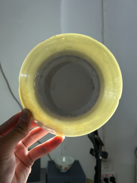 古玩陶瓷青白釉花口洗真品鑒賞圖