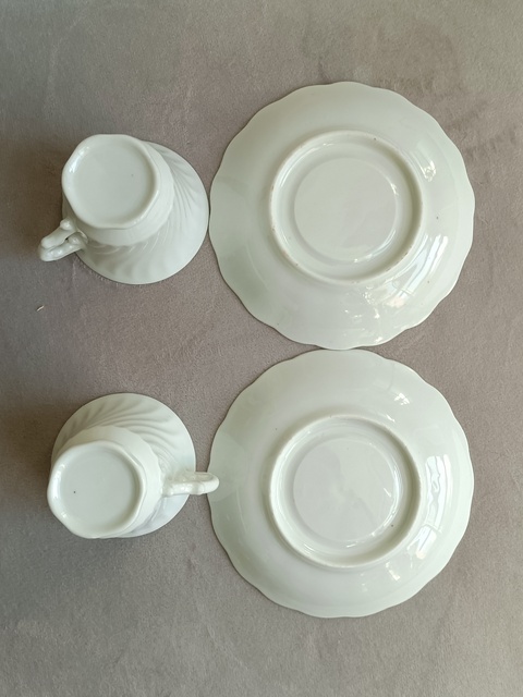 古玩陶瓷白釉杯碟拍賣，當(dāng)前價格388元