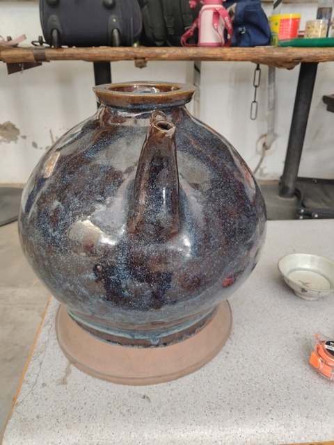 古玩陶瓷紫砂鈞釉酒壺太大號不要錯過拍賣,當前價格3888元
