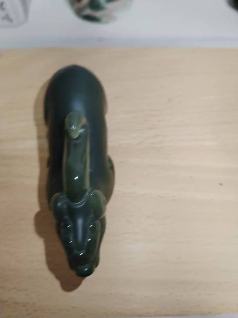 古玩玉器和田玉雕“貔貅”擺件真品鑒賞圖