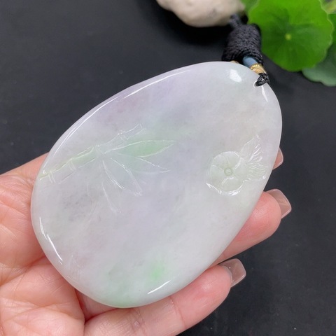 古玩玉器天然翡翠平安順利花牌掛件(帶翡翠鑒定證書)拍賣,當(dāng)前價格1600元