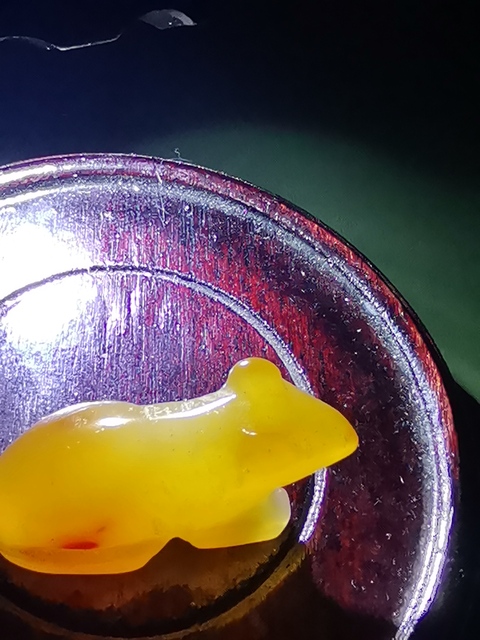 古玩玉器瑪瑙動(dòng)物把件真品鑒賞圖