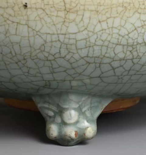 古玩陶瓷青瓷爐真品鑒賞圖