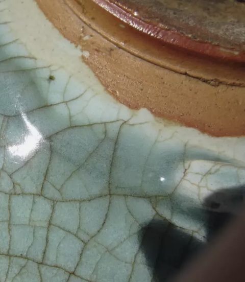 古玩陶瓷青瓷爐真品鑒賞圖