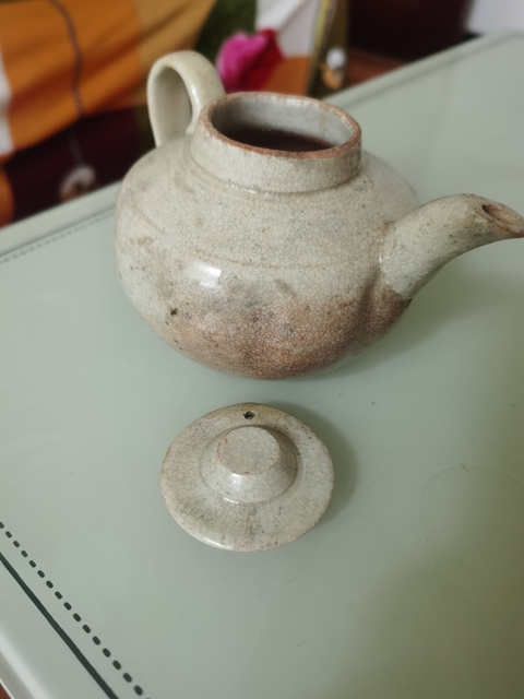 古玩陶瓷青白釉執壺真品鑒賞圖