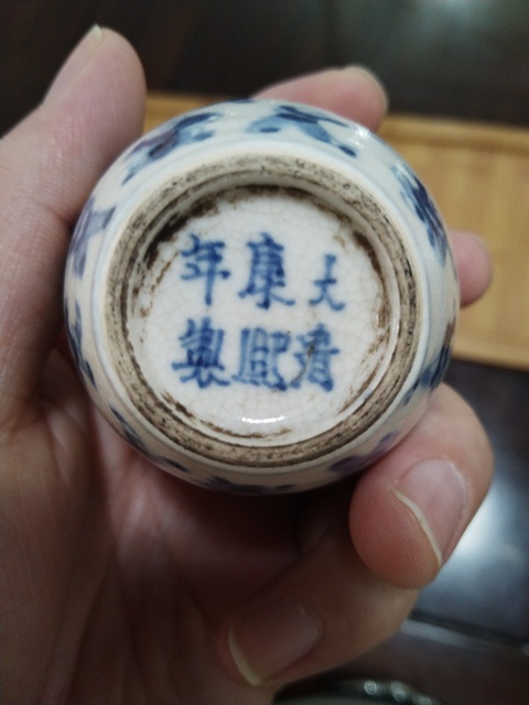 古玩陶瓷百子圖煨瓷罐真品鑒賞圖