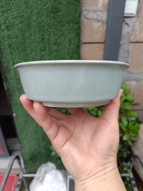 古玩陶瓷館藏級珍品南宋龍泉官窯天青色大直壁洗拍賣,當前價格98000元