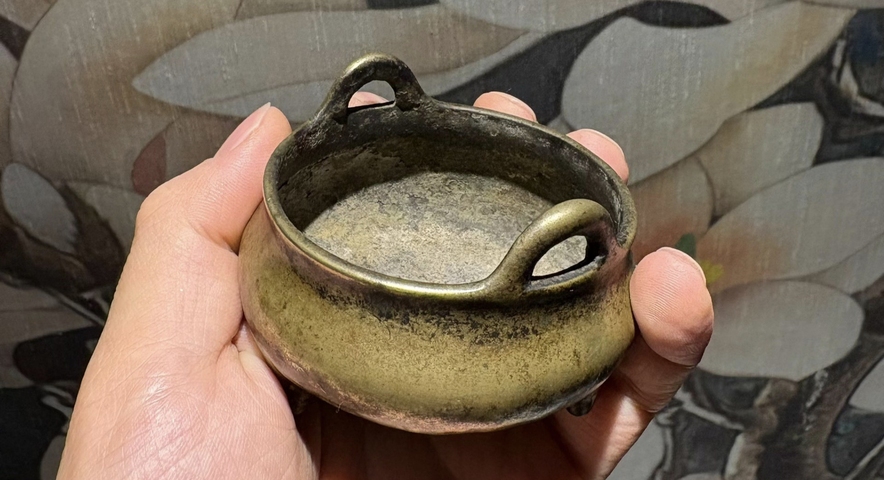 古玩銅器宣德?tīng)t真品鑒賞圖
