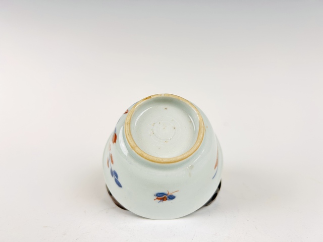 古玩陶瓷清康熙·青花礬紅花鳥杯碟拍賣，當前價格1000元