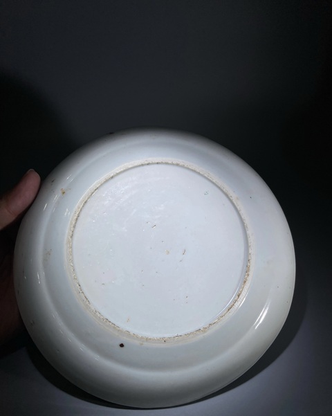 古玩陶瓷咸豐五彩人物故事紋盤拍賣,當前價格2800元