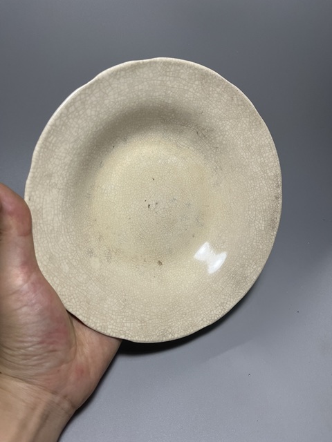 古玩陶瓷漳州窯哥釉盤拍賣，當前價格0元