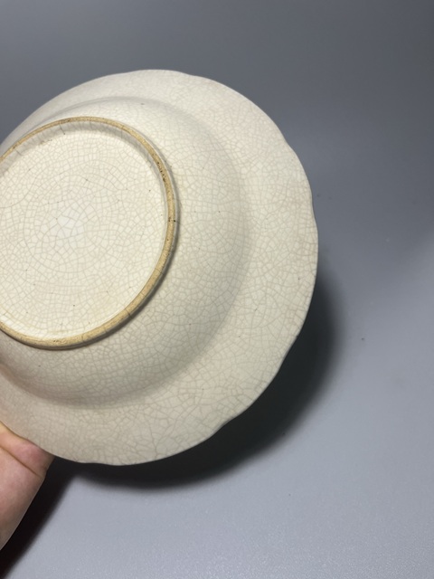 古玩陶瓷漳州窯哥釉盤拍賣，當前價格0元