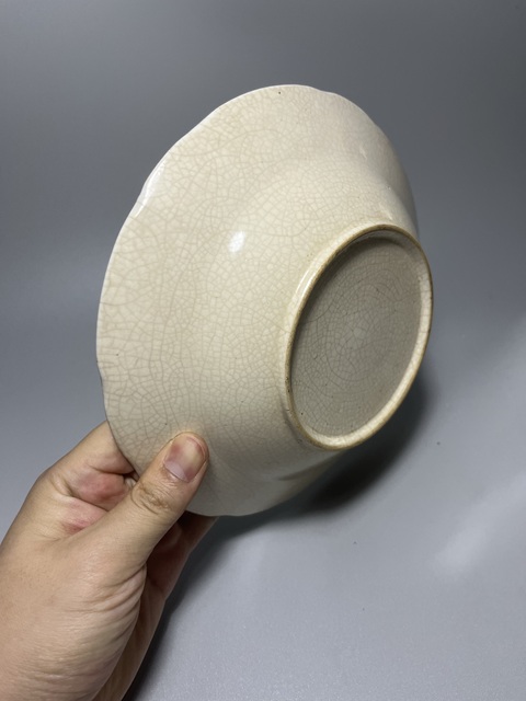 古玩陶瓷漳州窯哥釉盤拍賣，當前價格0元