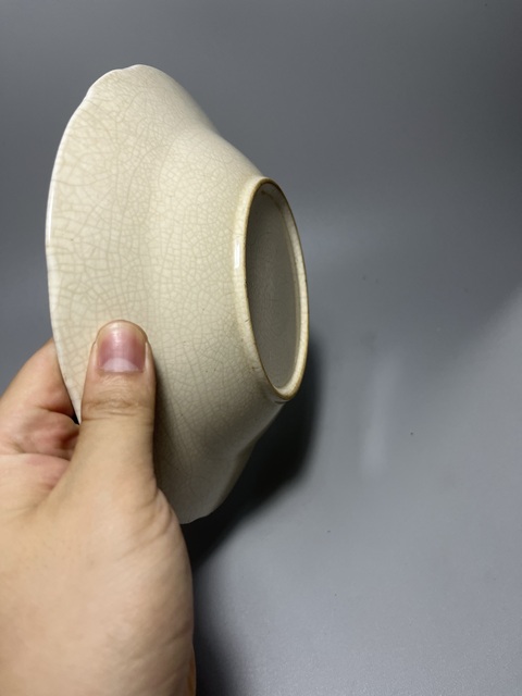 古玩陶瓷漳州窯哥釉盤拍賣，當前價格0元