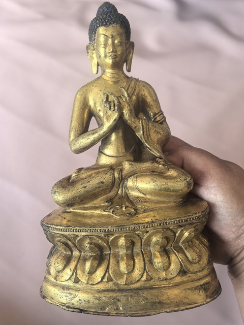 古玩銅器造像真品鑒賞圖