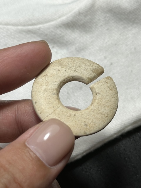古玩玉器仿古玉玦真品鑒賞圖