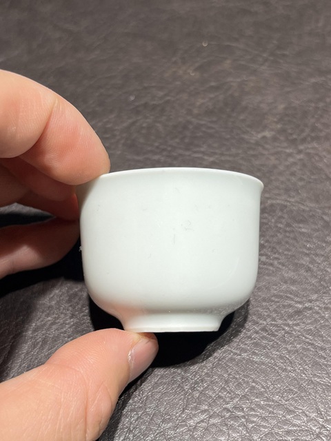 古玩陶瓷白釉杯真品鑒賞圖