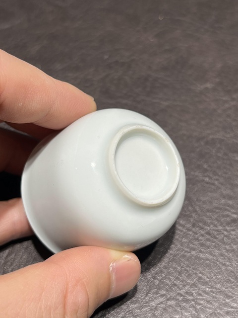 古玩陶瓷白釉杯真品鑒賞圖