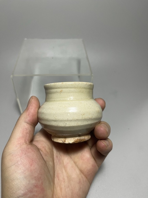 古玩陶瓷宋代青白釉水盂拍賣,當前價格0元